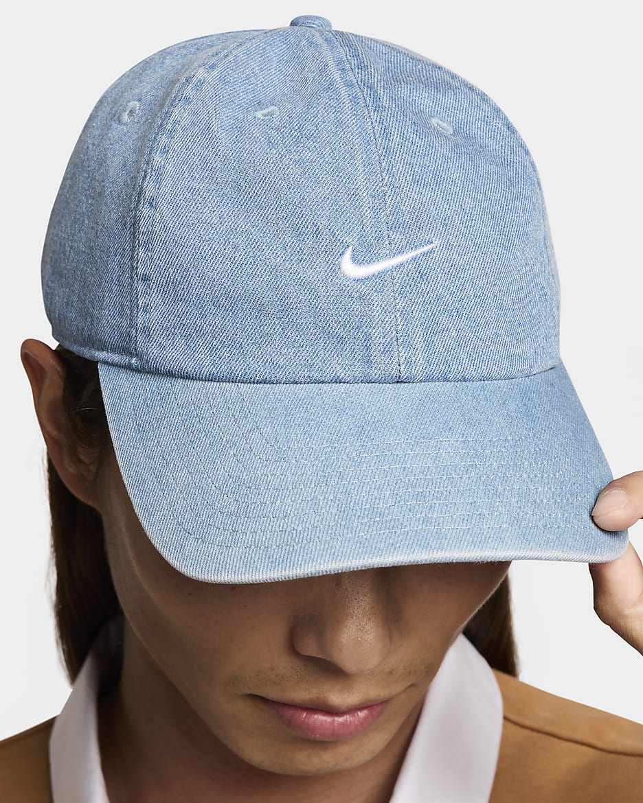 Casquette souple en denim Nike Club